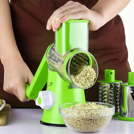 Multi-Function Manual Vegetable Slicer, Grater & Food Chopper